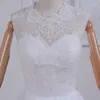 Hochzeitskleid Casamento Spitze Applikationen Vestido De Noiva 2022 Modische A-Linie Knopfbrautkleider