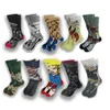 Herrensocken, Anime-Helden-Socken für Männer und Frauen, modisch, lustig, hochwertige Skateboard-Crew-Socken T221011