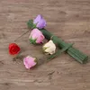 Flores decorativas com duração mais dura 50pcs Creative Rose Stem Decoração Floral Pólo portátil fácil de instalar para a festa