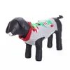 Hondenkleding Clown Kerstmis Kleine grote gebreide Pet Cat Costumes Jumper Sweater Kleding voor honden Chihuahua Dachshunds XXS-XXL