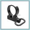 Scopes Tactical Qd Quick Release Detach Sling Swivel Buffer Tube Mount Adapter 30Mm Rail Drop Delivery 2022 Gear Accessories Dhfgd