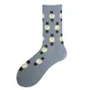 Herensokken 28 Fashion Trucks Horloges Cash Motorcycle Business Men Happy Navy Yellow Socks Street Skateboard Gift Funny Boys Male Cotton Sox T221011