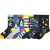 Herrensocken 2021 Herbst und Winter Neue Weltraumsocken 1 Kreative Baumwolle Paar Rohr Cartoon Alien T221011