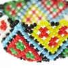 Bracelet de perles fait à la main, rouleau d'amitié hippie, perles de rocaille tissées au Crochet, cœur, cadeau pour femmes et hommes, 2022