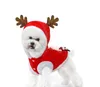 Winter Flannel Dog Apparel Warm Christmas Pet Cloth Cute Puppy Sweaters New Year Gift