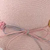 Chapeaux bébé fille chapeau de soleil enfants paille été crème solaire mignon princesse filles à la main plage femme pêcheur casquette enfants bonnets