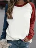 Commercio all'ingrosso Sublimazione Blank Faux Bleached Pullover Felpe per feste Felpe girocollo natalizie Cotton Soft Feel Logo personalizzato