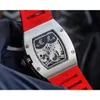 Luxury Watches For Mens Mechanical Watch Rm51-01 Swiss Automatic Movement Sapphire Mirror Rubber Strap Swiss Brand Designer Sport Wristwatch