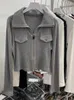 レディースニットTシャツ91％綿女性セーターフォール衣類特大の秋のビンテージルーズ冬のセーターニット女性カーディガンニットボタンマキシ221012