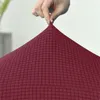 Stol täcker fast färg rektangel pall fotstöd täckning ottoman fotpall slipcovers tvättbara fall sovrum möbler skyddsdekor