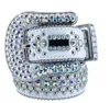 Luxurys Fashion Designer Ceinture Bb Simon Hommes Ceinture Dames Étincelant Diamant Ceinture Base Noire Noir Bleu Blanc Multicolore huiya06 NO1