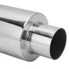 Exhaust Pipe High Hardness Universal Straight Through Strong Round Single Chamber Mufflers For Car