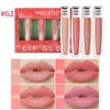 Lip Gloss Pack Długotrwały wodoodporny zestaw szminki bez przyklejania ust Make Up Tools