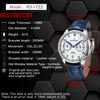 腕時計Pagani Design 41mm Pilot Watch Sapphire Glass Power Reserve自動機械式時計メンズステンレス鋼防水時計221012