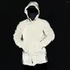 Men's Down Winter Parkas Men Big Pocket Night Reflective Trend Thicken Keep Warm Fashion Streetwear High Quality Male