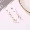 Rücken Ohrringe Wrap Crawler Haken Für Frauen Trendy Volle Ohr Kristall Piercing Ohrring Weibliche Mode Schmuck Geschenke