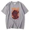 Heren t shirts o-neck t-shirts orangutan maffia print extra grote kleding comfortabele korte mouw s-xxxl