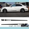 Car Stickers 2Pcs/Set Edition Side Skirt Decoration Sticker For Benz C Class W205 C180 C200 C300 C350 C63 Amg Drop Delivery 2022 Mobi Dhokq