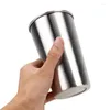 Tassen 350ML/500ML Edelstahl Tumbler Pint Gläser Metall Tassen Outdoor Camping Reise Trinken Kaffee Tee Bier cocina