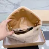 Bolso de hombro Bolso de piel Bolso de diseñador de felpa Cadena de nube Acolchado Vintage Forma de Y Bolso de mujer Cierre de solapa Compras de lujo Diseñador-Bolsos de invierno