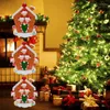 Decorazioni natalizie 2022 Famiglia personalizzata di 2 3 4 5 6 Ornamento per albero Ciondolo sopravvissuto Regalo creativo per