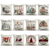 Christmas Decorations 45 45cm Decoration Cover Sofa Cushions Home Decor Pillowcase Year 2022 Navidad Decoraciones Xmas Gifts