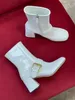 Sweet &SAUCY Womens boots Platform Sneakers brand counter popular stylish and versatile elegant Retro Chic shoes series Square Toes size 35-41