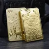 Christmas Gifts Gold Bar Gold Plated Souvenirs Home Decorations Santa Claus Commemorative Coins Collection Gold Bars