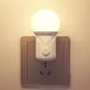 Luzes noturnas Lâmpada LED Dimmer Light bebê enfermagem olho dormir quarto plugue economizador de energia bonito UE EUA AC220V