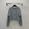 Hoodies das mulheres moletom designer novo outono inverno o pescoço manga longa impressão painéis designer casaco e marca se estilo 1013-4 m1ki