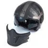 Motorcykelhjälmar Dot Certifierad hjälm Modular Dual Visor Lens Off Road Open Full Face Motocross Adult Vuxen