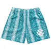 Heren shorts nieuwe mesh ademende slangen geprinte vrouwen fitness strand basketbal training broek straat trend G221012