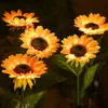 Bahçe Dekorasyonları Güneş Ayçiçeği Çim Dışında Işık IP65 Su geçirmez Çiçekler Veranda için Yol Düğün Tatil Dekorasyonu 221013