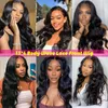 Body Wave Lace Front Wig 13x4 Hd Frontal For Black Women Brazilian Human Hair Wigs With Baby 30 Inch