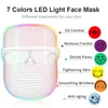 Urządzenia do pielęgnacji twarzy 7 kolorów LED Light Therapy Maska Pon anty-stacjonarne anty-zmarszczki odmładzanie bezprzewodowa skóra Beaty 221024
