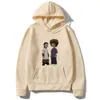 Moletom moletons masculinos os boondocks huey e riley impressão capuz man man Harajuku algodão moletons de algodão de grandes dimensões Mulheres personalidade Hip Hop Sweatshirt T221008