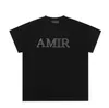 Amirs tee verão amari designer camisetas masculinas impressas moda homem algodão casual mulheres camisetas manga curta luxo hip hop streetwear 1o8w amiriity