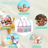 Открытая пляжная сетчатая сумка детская складные складные детские детские игрушки для хранения одежды Сумки для хранения одежды на молнии recpiper rap shell collect mj0893