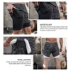 Men's Shorts 2022 Camo Running 2 In 1 Double-deck Quick Dry GYM Sport Fitness Jogging Workout Sports Short Pants G221012