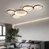 Lustres Designer Moderne Led Lustre Lampe RC Dimmable Pour Salon Restaurant Chambre Étude Plafonniers