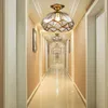 Corridor Corridor Corridor Corridor Coupper Chandeliers Indian traditionnel European Vintage Halway Gallery Lampe