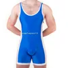 Power Lift Wrestling Singlets Catsuit Disfraces Nuevo diseño Mens Gym Bodybuilding Wrestling Suit