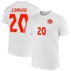 2223 Canada Larin Davies Mens Soccer Jerseys National Team J.David Piette Miller Home 3rd Football Shirts Short Sleeve volwassen uniformen