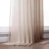 Rideau LISM Blanc Fenêtre Tulle Pour Salon Chambre La Cuisine Fini Traitement Décorations Panneau