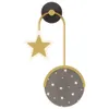 Corridor LED moderne lampe murale 2 Heads Stars Design Coup de chambre Appliques de lit de chambre