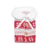 2023 Julfest Knit Wine Bottle Cover Snowflake Tree Wines flaskor Cover med Bowknot Beer Cover New Year Xmas Home Decoration P1013