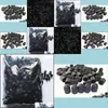 Other Auto Parts 1000Pcs/Lot Black Plastic Caps Tyre Dust Vae Air Fit For Bike Motorcycle Car Wheel Stem Drop Delivery 2022 Mobiles Dhptv