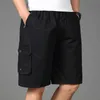 Männer Shorts 2022 Männer Bermuda Baumwolle Tasche Zip Cargo Mode Stil Elastische Armee Männlich Sommer Casual Knie Länge Vintage gelb G221012