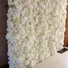 Parete di fiori artificiali 62x42 cm Rose Hydrangea sfondo per la casa Accessori per decorazioni per matrimoni Y200104