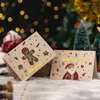 Cartões de felicitações 6pcs Card Feliz Natal com Invelope Xmas PostCards convites 101a